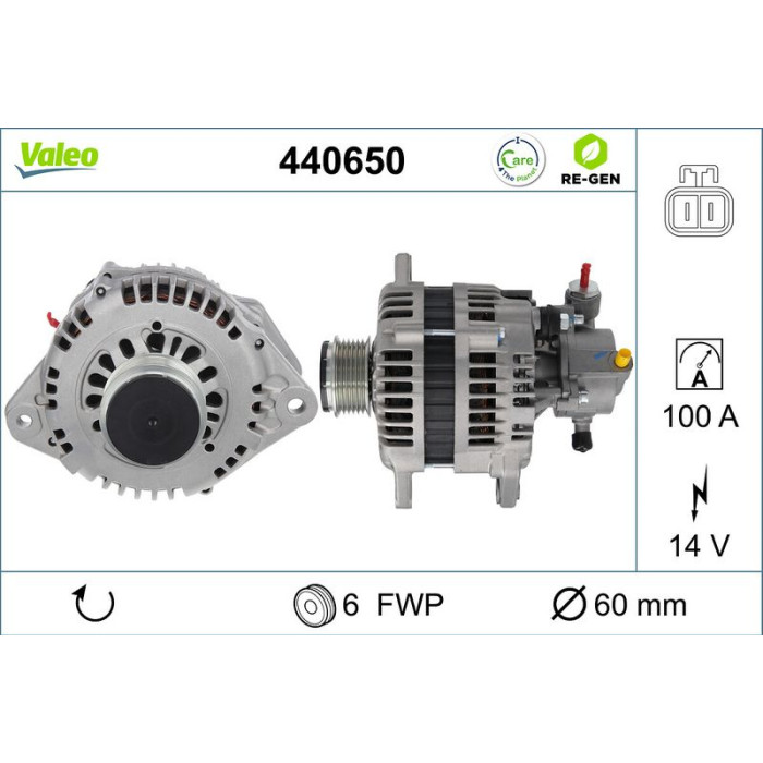 Valeo Lichtmaschine 440650 Valeo Lichtmaschine 440650