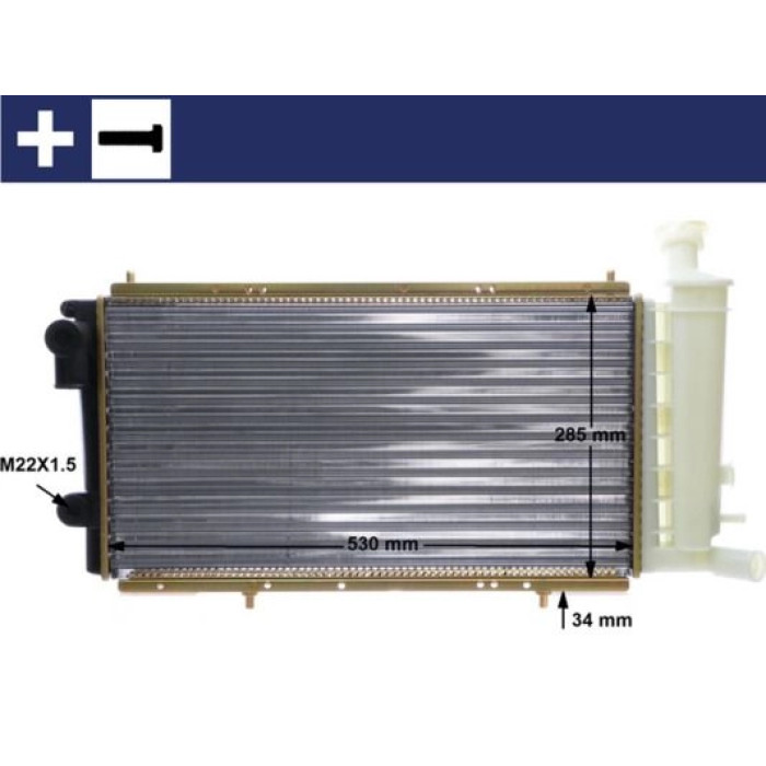 MAHLE Kühler, Motorkühlung CR 427 000S MAHLE Kühler, Motorkühlung CR 427 000S