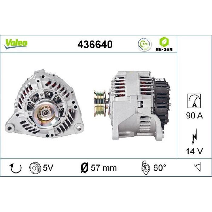 Valeo Lichtmaschine 436640 Valeo Lichtmaschine 436640