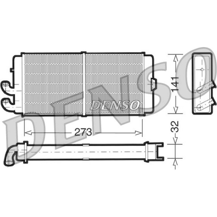 Denso Heizungswärmetauscher DRR02001 Denso Heizungswärmetauscher DRR02001