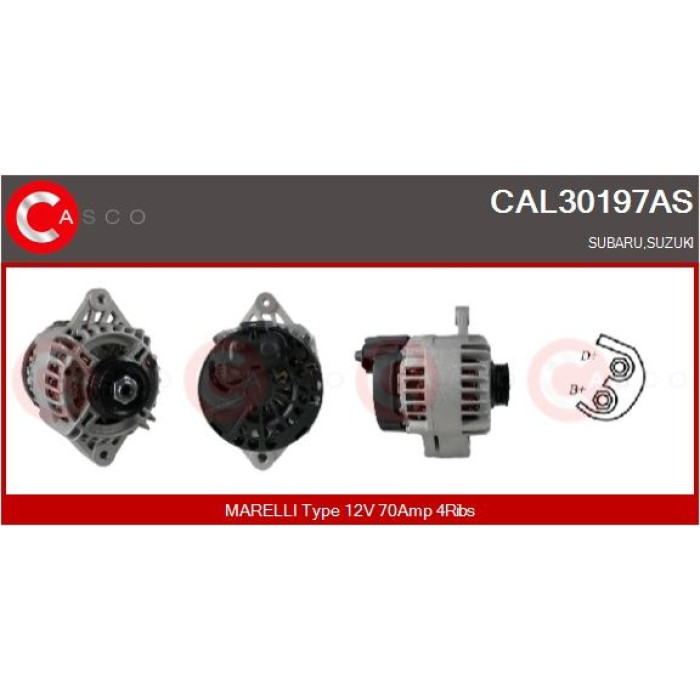 CASCO Generator CAL30197AS CASCO Generator CAL30197AS