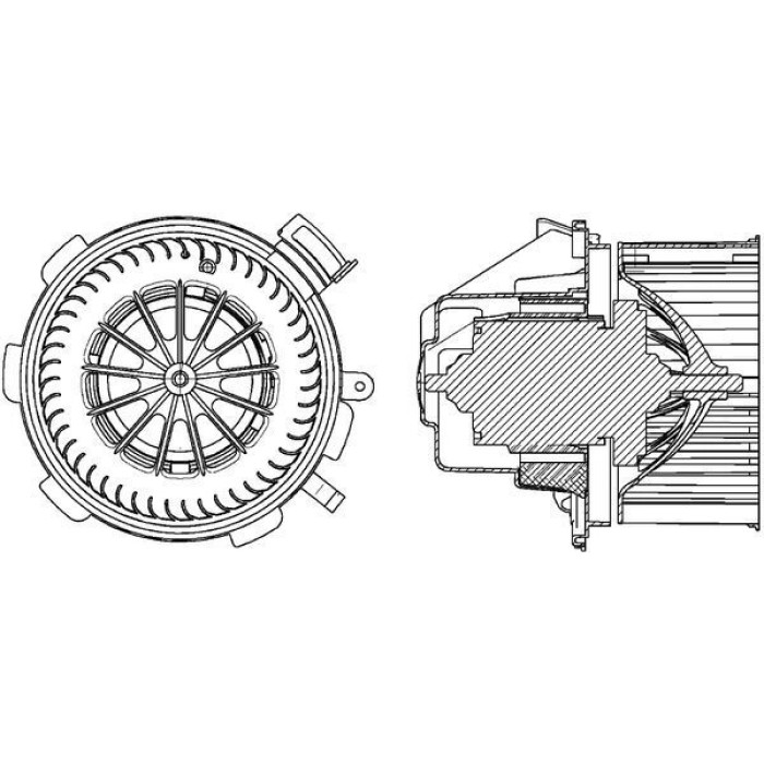 MAHLE Innenraumgebläse AB 88 000P MAHLE Innenraumgebläse AB 88 000P