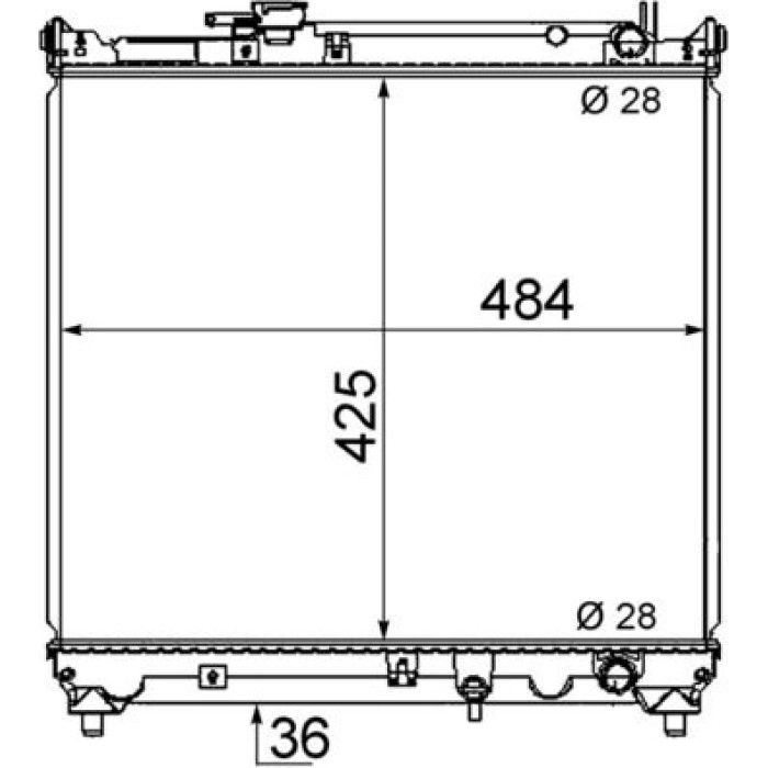 MAHLE Kühler, Motorkühlung CR 466 000S MAHLE Kühler, Motorkühlung CR 466 000S
