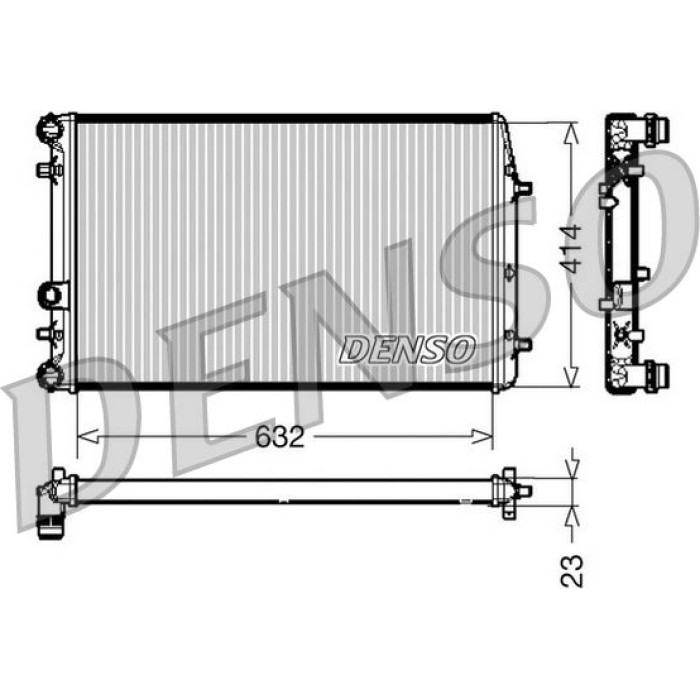 Denso Motorkühler DRM27005 Denso Motorkühler DRM27005