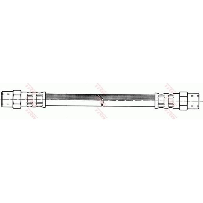 TRW Bremsschlauch Hinterachse links/rechts PHA119 TRW Bremsschlauch Hinterachse links/rechts PHA119