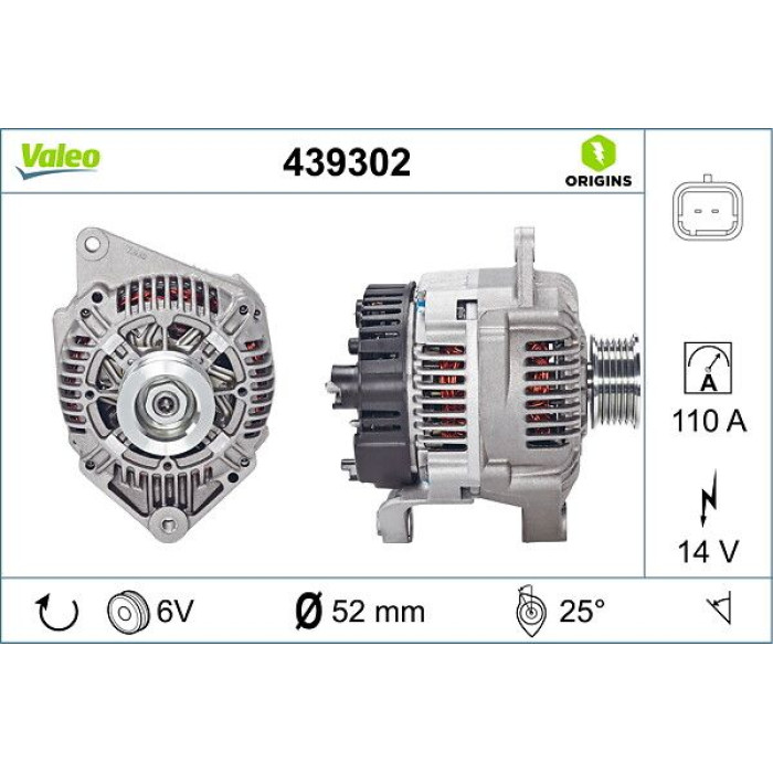 Valeo Lichtmaschine 439302 Valeo Lichtmaschine 439302