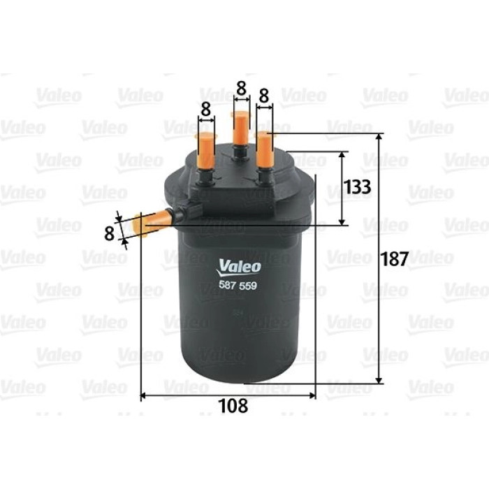 Valeo Kraftstofffilter 587559 Valeo Kraftstofffilter 587559