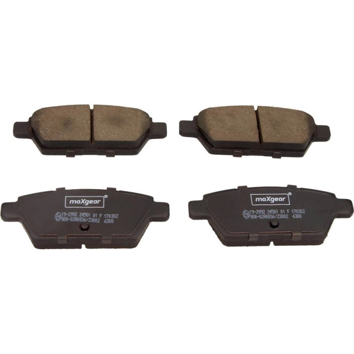 MAXGEAR Bremsbelagsatz 19-2992 Mazda Vol. 6 2.3 02-07