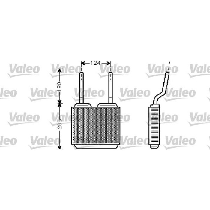 Valeo Wärmetauscher 812146 Valeo Wärmetauscher 812146