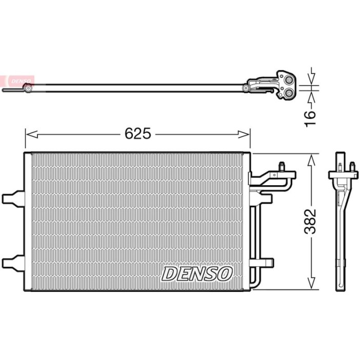 Denso Klimakondensator DCN33009 Denso Klimakondensator DCN33009