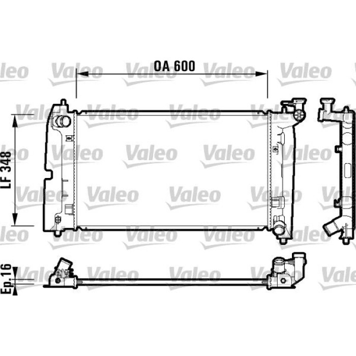 Valeo Motorkühler 734199