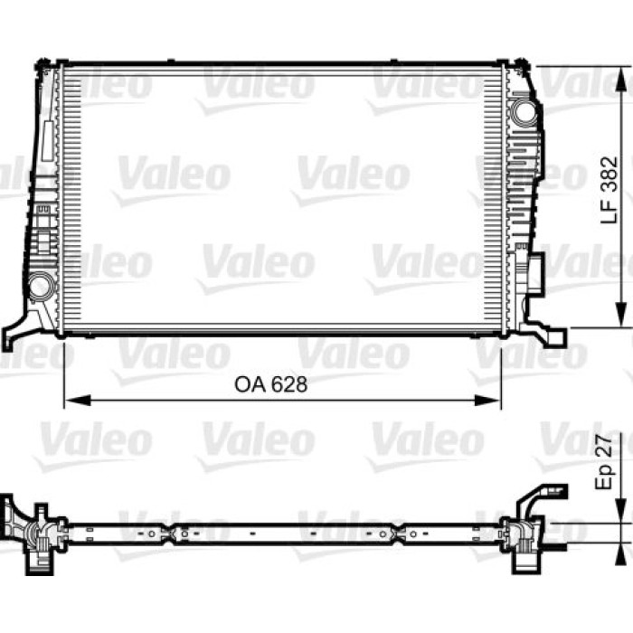 Valeo Motorkühler 735279 Valeo Motorkühler 735279