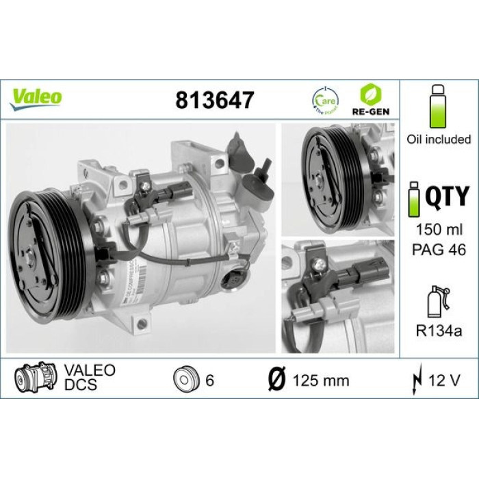Valeo Kompressor 813647