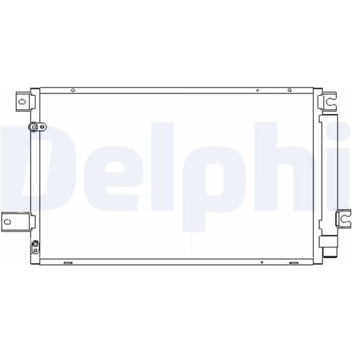 Delphi Klimakondensator TSP0225658 Delphi Klimakondensator TSP0225658
