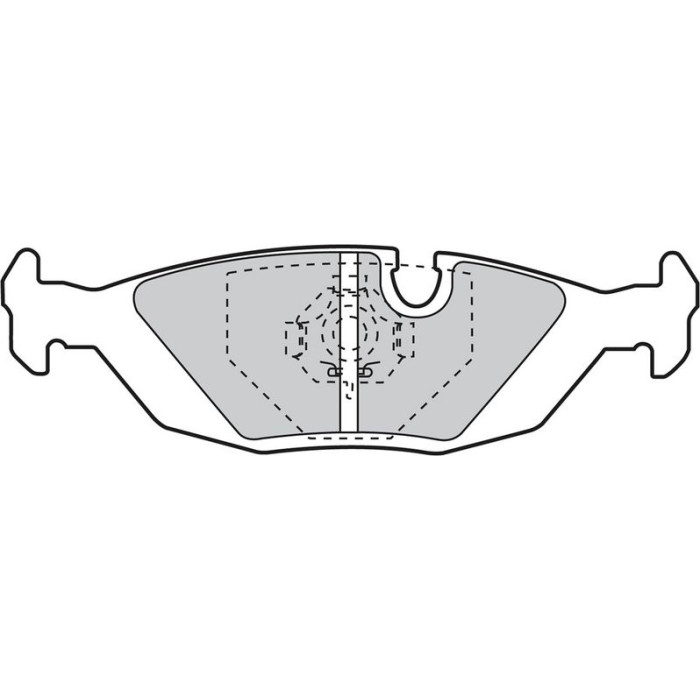 Valeo Bremsbelagsatz 598103 Valeo Bremsbelagsatz 598103