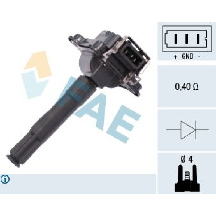 FAE Zündspule 80252 FAE Zündspule 80252