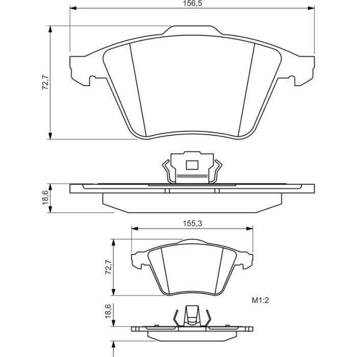 0 986 494 492 Bosch Bremsbelagsatz 0 986 494 492 0 986 494 492 Bosch Bremsbelagsatz 0 986 494 492