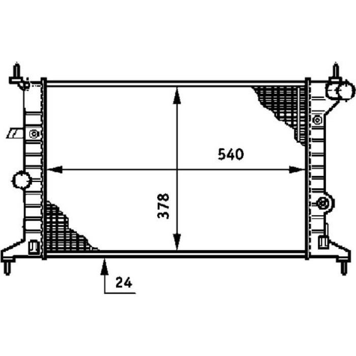 MAHLE Kühler, Motorkühlung CR 636 000S
