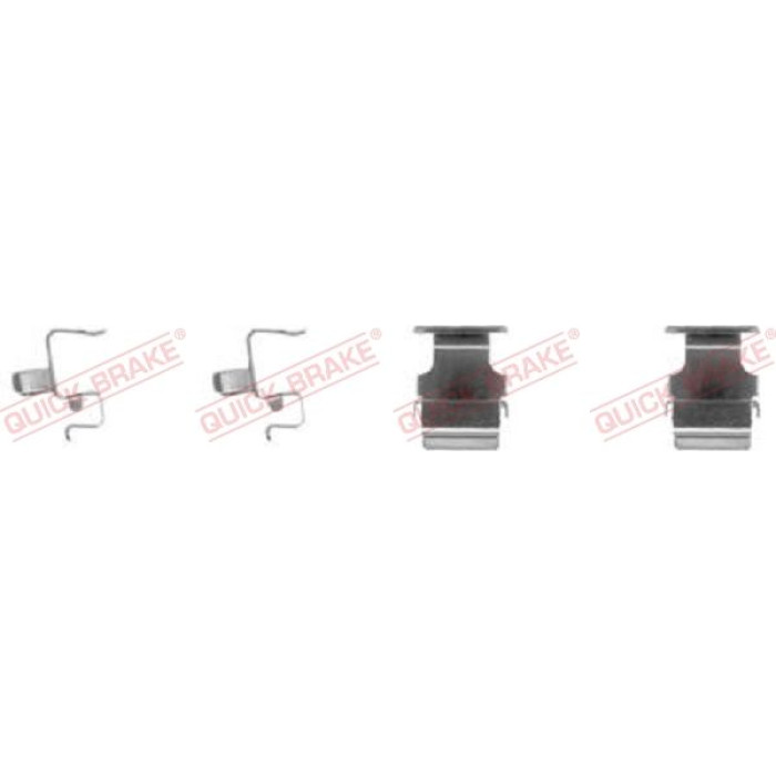Quick Brake Montagesatz für Bremsbeläge 109-1673 Quick Brake Montagesatz für Bremsbeläge 109-1673