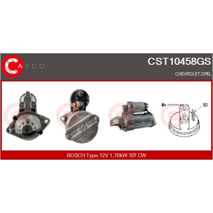 CASCO Anlasser CST10458GS