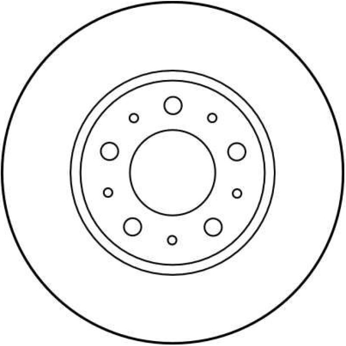 TRW Bremsscheibe Volvo S70/S90/V DF2671 TRW Bremsscheibe Volvo S70/S90/V DF2671