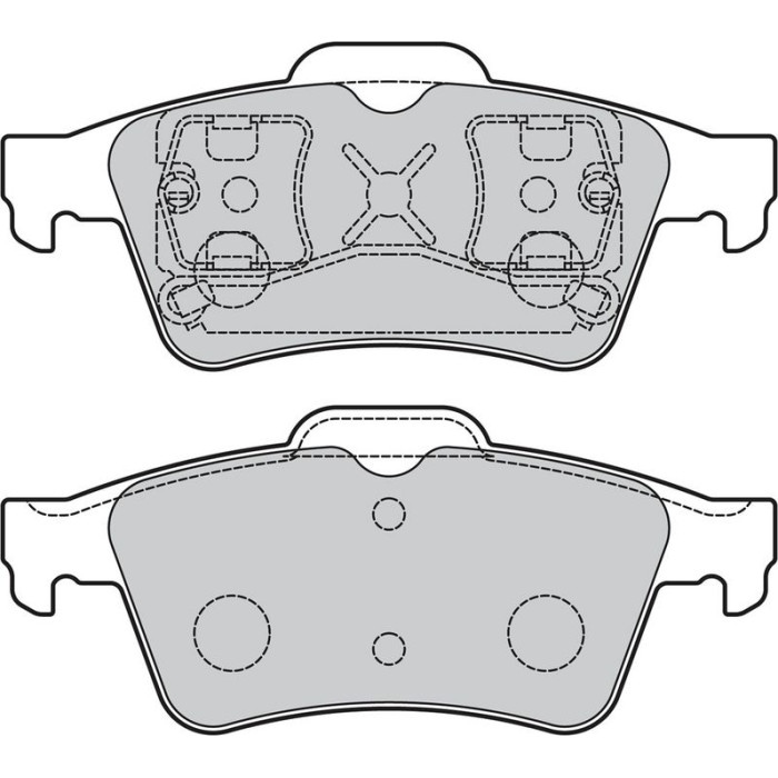 Valeo Bremsbelagsatz 598472 Valeo Bremsbelagsatz 598472