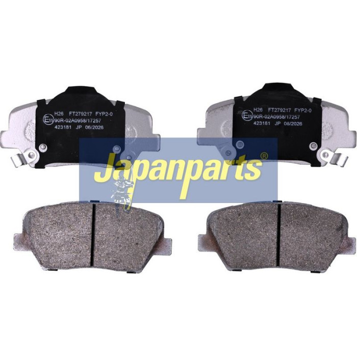 Japanparts Bremsbeläge PA-H26AF Japanparts Bremsbeläge PA-H26AF