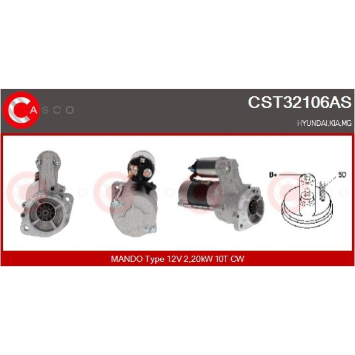CASCO Anlasser CST32106AS CASCO Anlasser CST32106AS