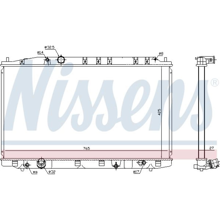 Nissens Wasserkühler PKW 68137 Nissens Wasserkühler PKW 68137