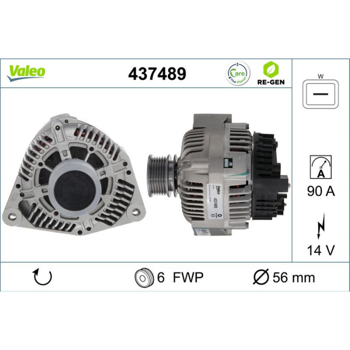 Valeo Lichtmaschine 437489 Valeo Lichtmaschine 437489