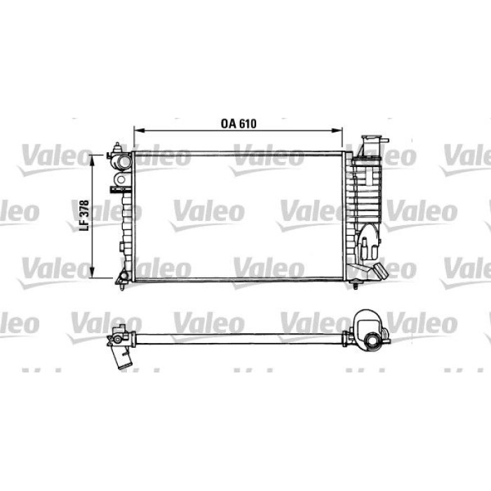 Valeo Motorkühler 731010 Valeo Motorkühler 731010