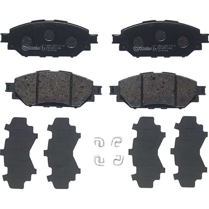 P 83 167 Brembo Prime Bremsbelagsatz Vorderachse – P 83 167 – 145 x 56 x 16 mm – Bremssystem Advics – OE Nummer 044650K350 P 83 167 Brembo Prime Bremsbelagsatz Vorderachse – P 83 167 – 145 x 56 x 16 mm – Bremssystem Advics – OE Nummer 044650K350