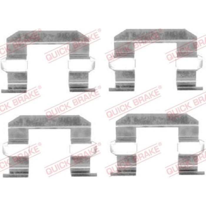Quick Brake Montagesatz für Bremsbeläge 109-1645 Quick Brake Montagesatz für Bremsbeläge 109-1645