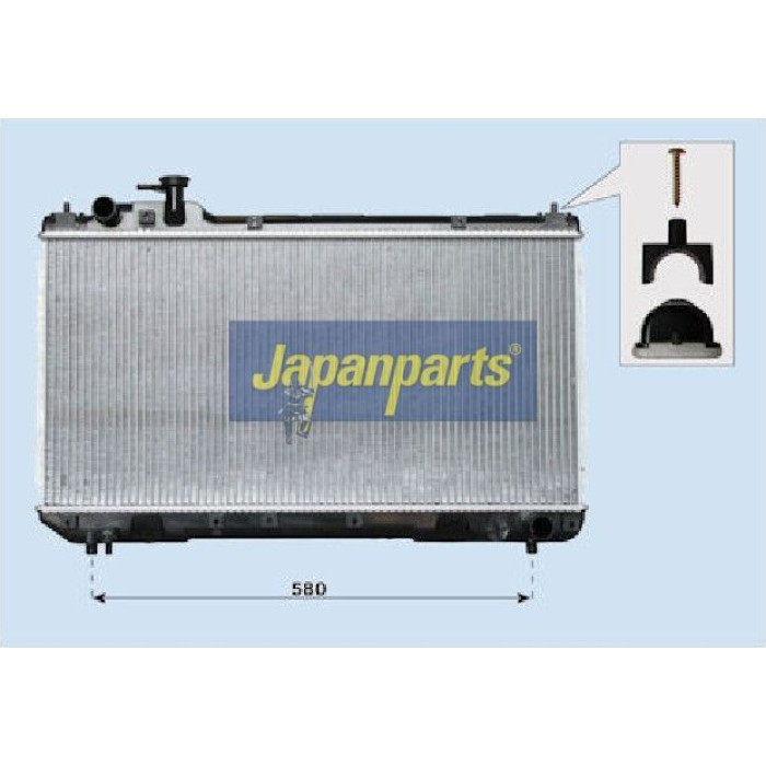 Japanparts Motorkühler RDA153096 Japanparts Motorkühler RDA153096