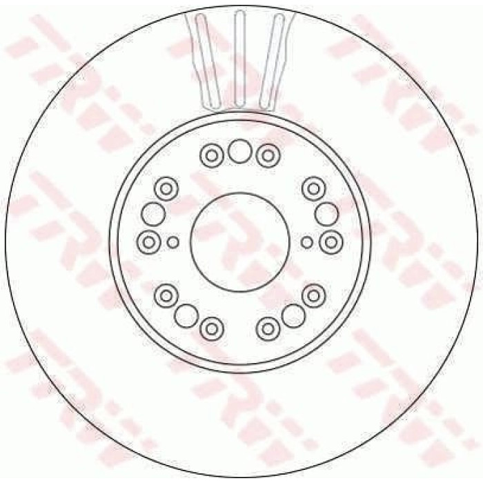 TRW Bremsscheibe Toyota P. DF4182S