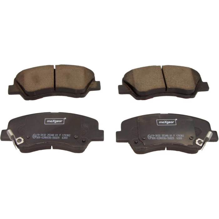 19-3032 MAXGEAR Bremsbelagsatz 19-3032 Kia Rio 11-/Accent 10 19-3032 MAXGEAR Bremsbelagsatz 19-3032 Kia Rio 11-/Accent 10