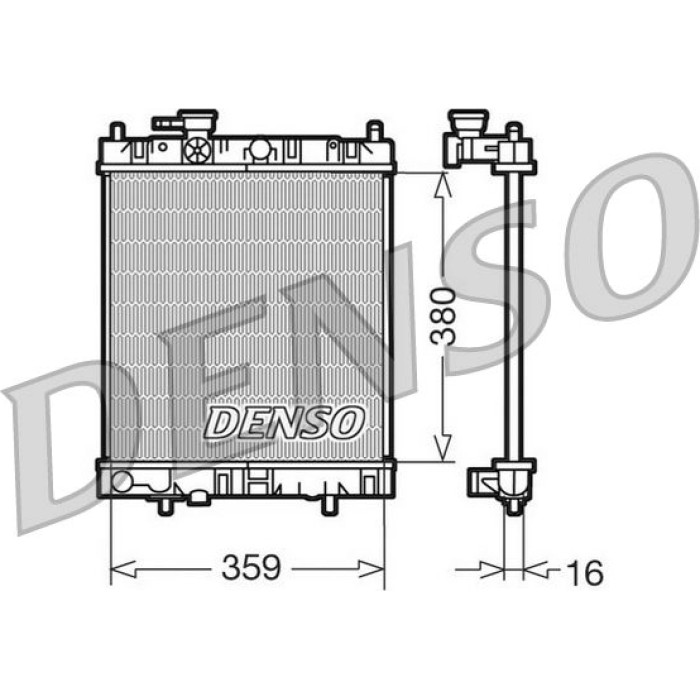 Denso Motorkühler DRM46001 Denso Motorkühler DRM46001