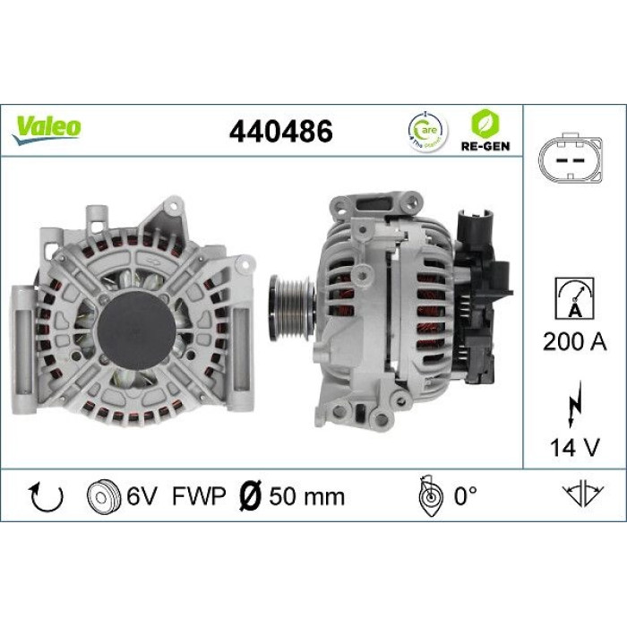 Valeo Lichtmaschine 440486 Valeo Lichtmaschine 440486