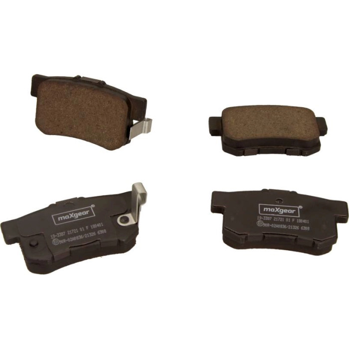 MAXGEAR Bremsbelagsatz 19-3387 Suzuki Sx4 06-/Sedici MAXGEAR Bremsbelagsatz 19-3387 Suzuki Sx4 06-/Sedici