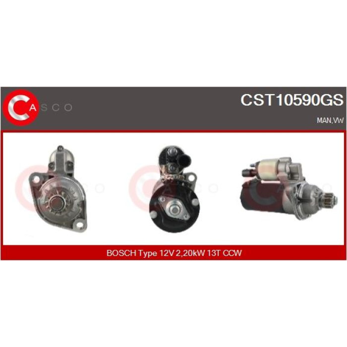 CASCO Anlasser CST10590GS CASCO Anlasser CST10590GS