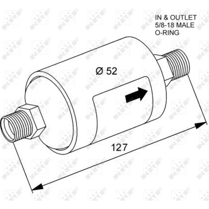 33115 NRF Verdampfer 33115
