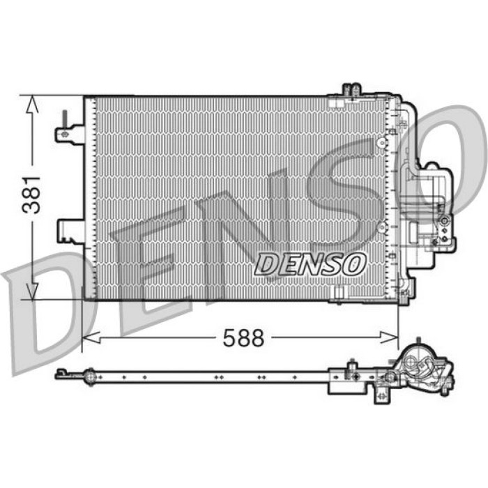 Denso Klimakondensator DCN20021 Denso Klimakondensator DCN20021
