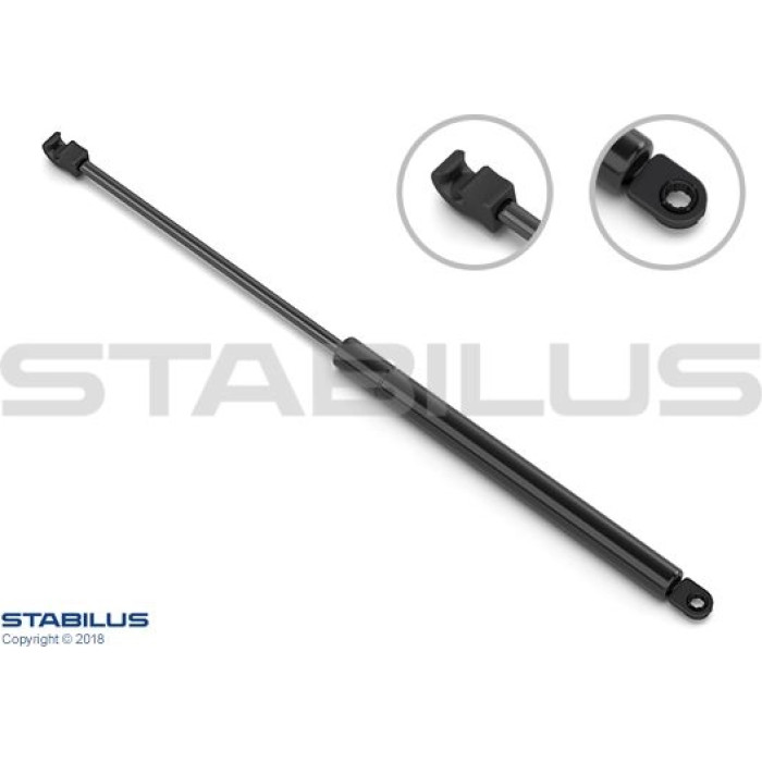 8908CO Stabilus Gasdruckfeder (Gasfeder), Kofferraumdeckeldämpfer, 300 N, 465 mm - 8908CO