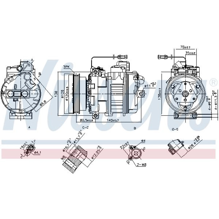 Nissens Klimakompressor PKW 89027