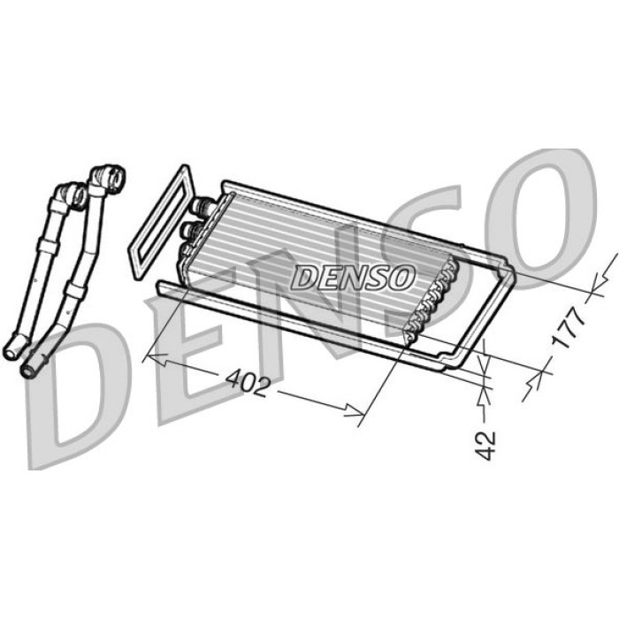 Denso Wärmetauscher DRR12100 Denso Wärmetauscher DRR12100