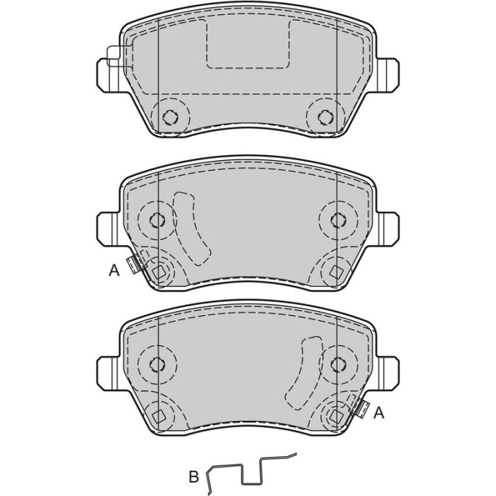 Valeo Bremsbelagsatz 598847