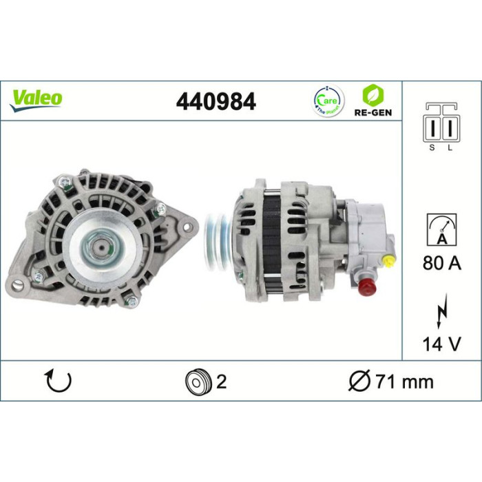 Valeo Lichtmaschine 440984