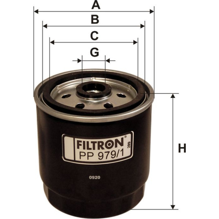 PP 979/1 Filtron Kraftstofffilter PP 979/1 PP 979/1 Filtron Kraftstofffilter PP 979/1
