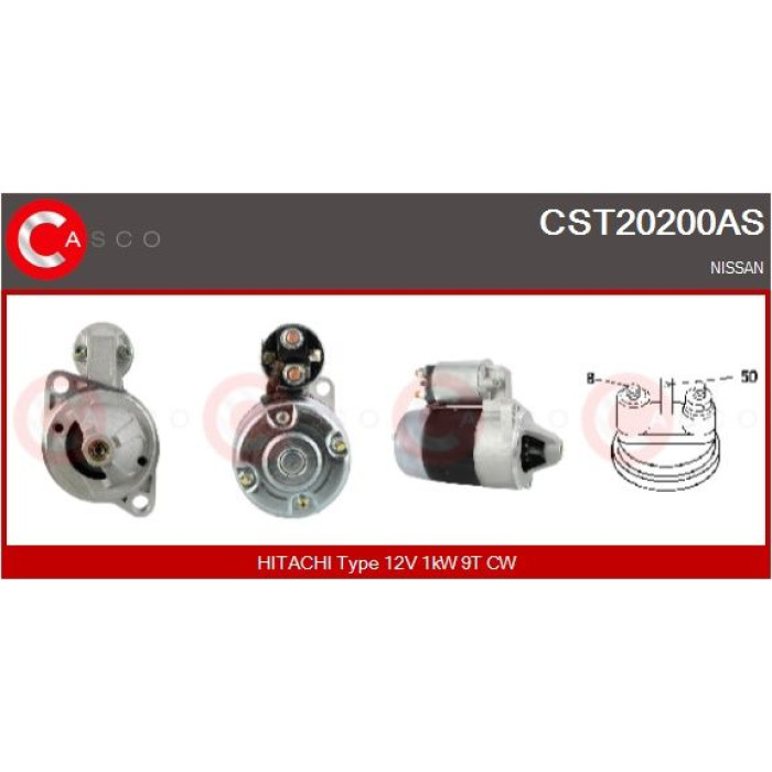 CASCO Anlasser CST20200AS