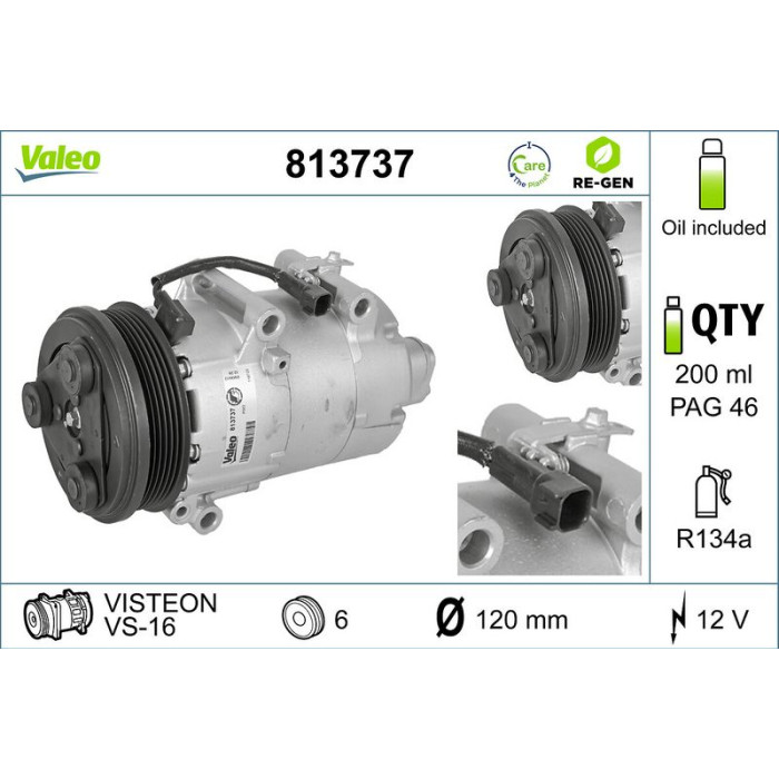 Valeo Kompressor 813737 Valeo Kompressor 813737